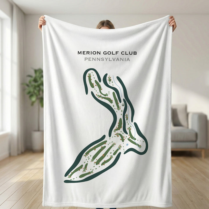 Merion Golf Club, Pennsylvania - Printed Golf Courses