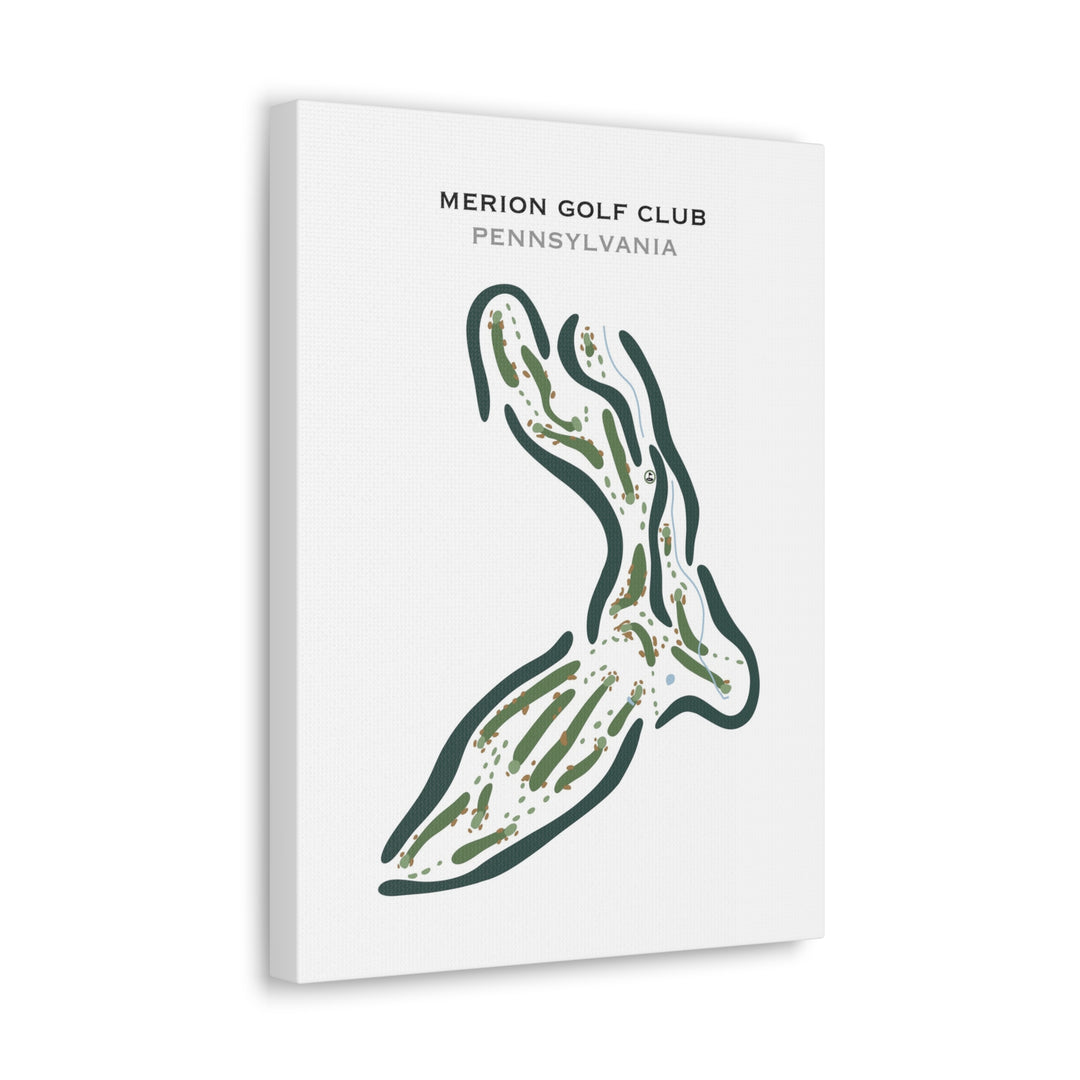 Merion Golf Club, Pennsylvania - Printed Golf Courses