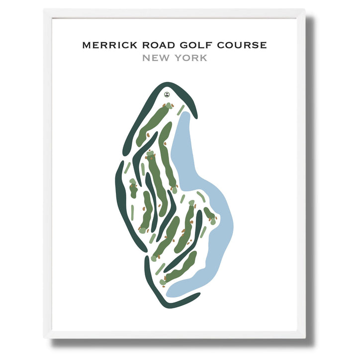 Merrick Road Golf Course, Merrick, New York - Printed Golf Courses