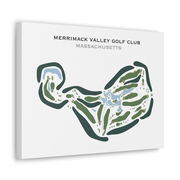 Merrimack Valley Golf Club, Massachusetts - Printed Golf Courses