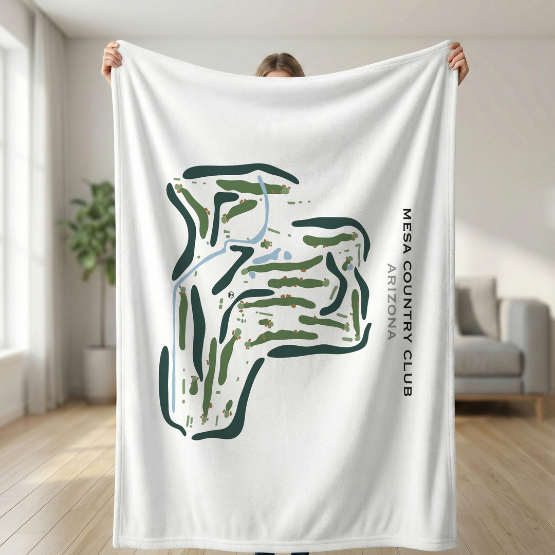Mesa Country Club, Arizona - Printed Golf Course