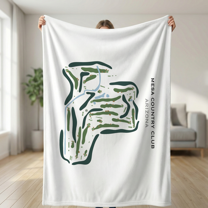 Mesa Country Club, Arizona - Printed Golf Course