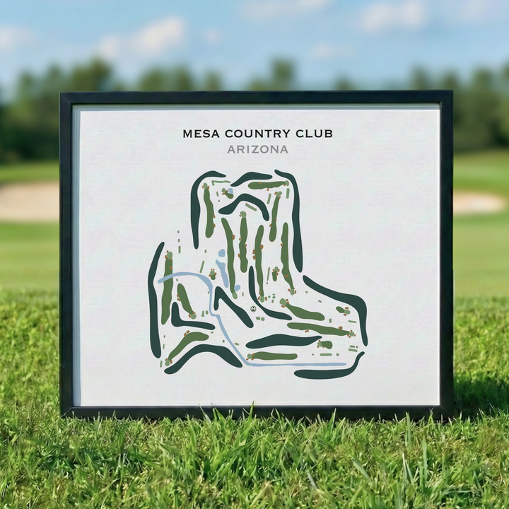 Mesa Country Club, Arizona - Printed Golf Course