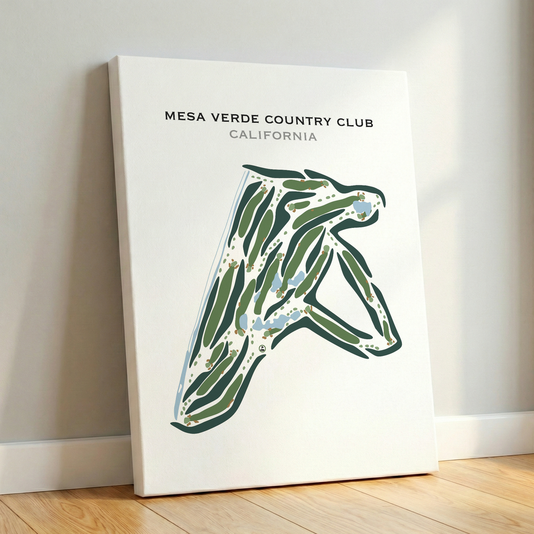 Mesa Verde Country Club, California - Printed Golf Courses