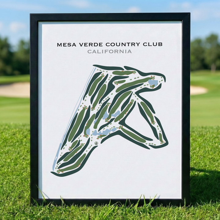 Mesa Verde Country Club, California - Printed Golf Courses
