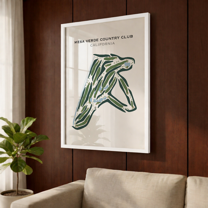 Mesa Verde Country Club, California - Printed Golf Courses