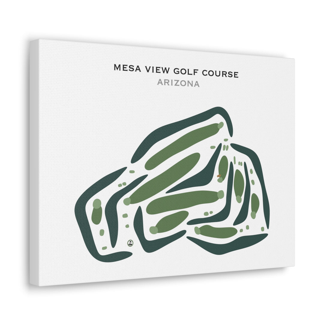 Mesa View Golf Course, Arizona - Printed Golf Courses