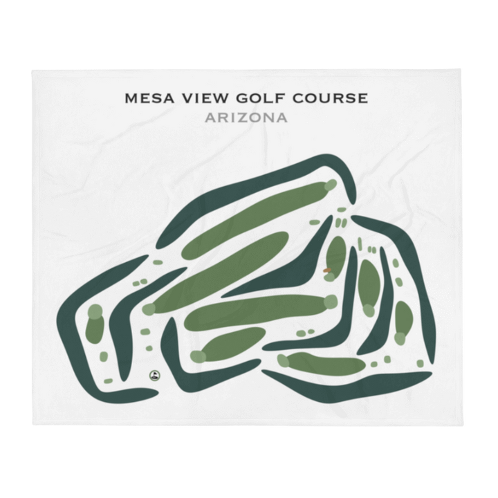 Mesa View Golf Course, Arizona - Printed Golf Courses