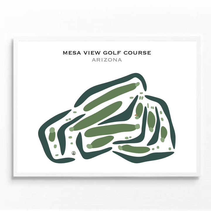 Mesa View Golf Course, Arizona - Printed Golf Courses