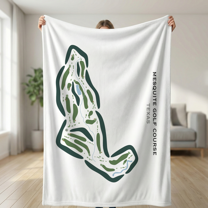 Mesquite Golf Course, Texas - Printed Golf Courses