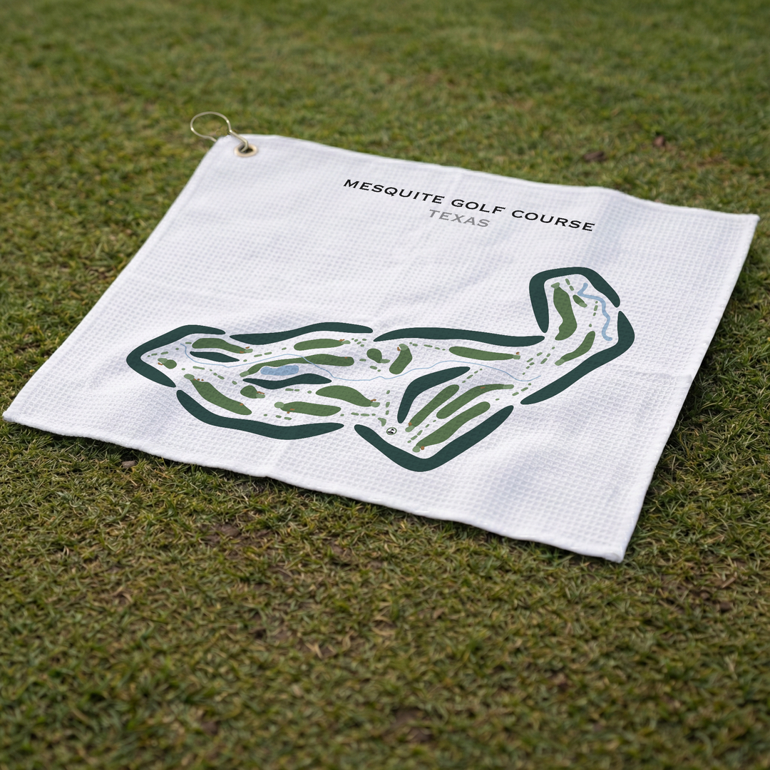 Mesquite Golf Course, Texas - Printed Golf Courses