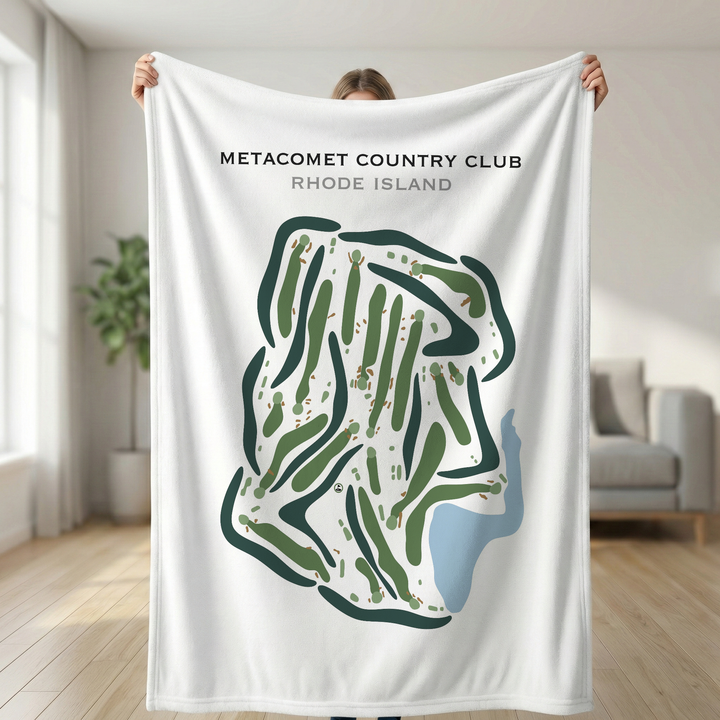 Metacomet Country Club, Rhode Island - Printed Golf Course