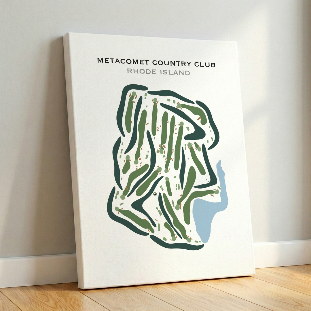 Metacomet Country Club, Rhode Island - Printed Golf Course