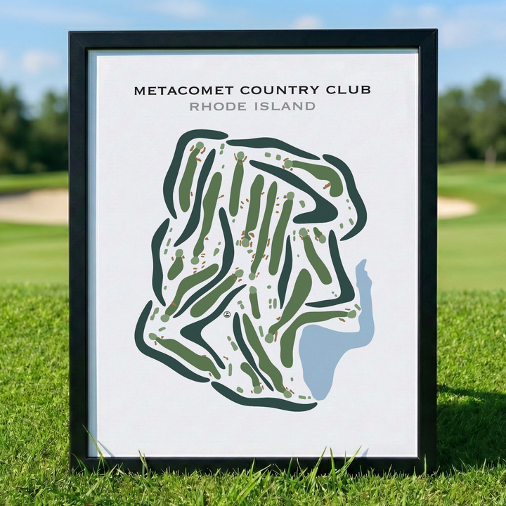 Metacomet Country Club, Rhode Island - Printed Golf Course