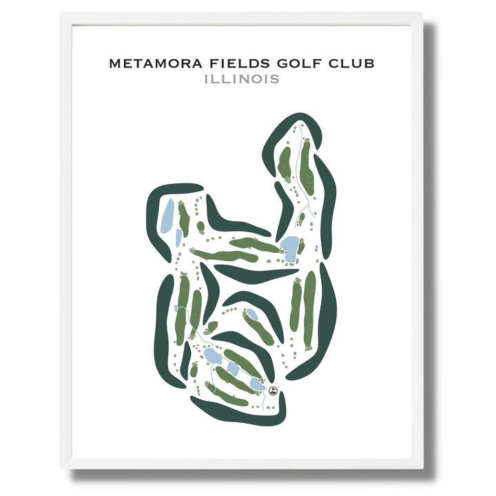 Metamora Fields Golf Club, Illinois - Printed Golf Courses