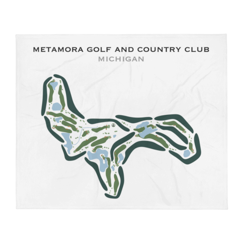 Metamora Golf & Country Club, Michigan - Printed Golf Courses