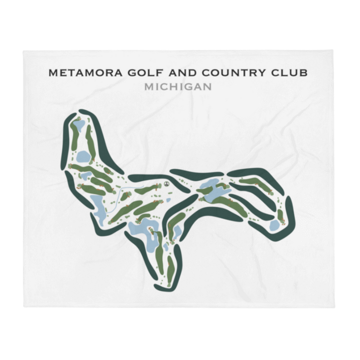 Metamora Golf & Country Club, Michigan - Printed Golf Courses