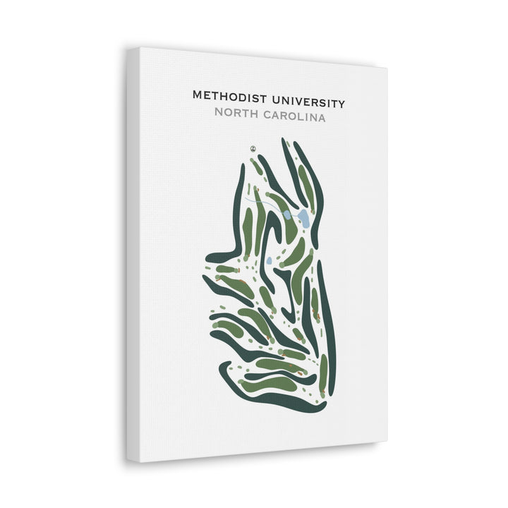 Methodist University Downback Golf Course, North Carolina - Printed Golf Course