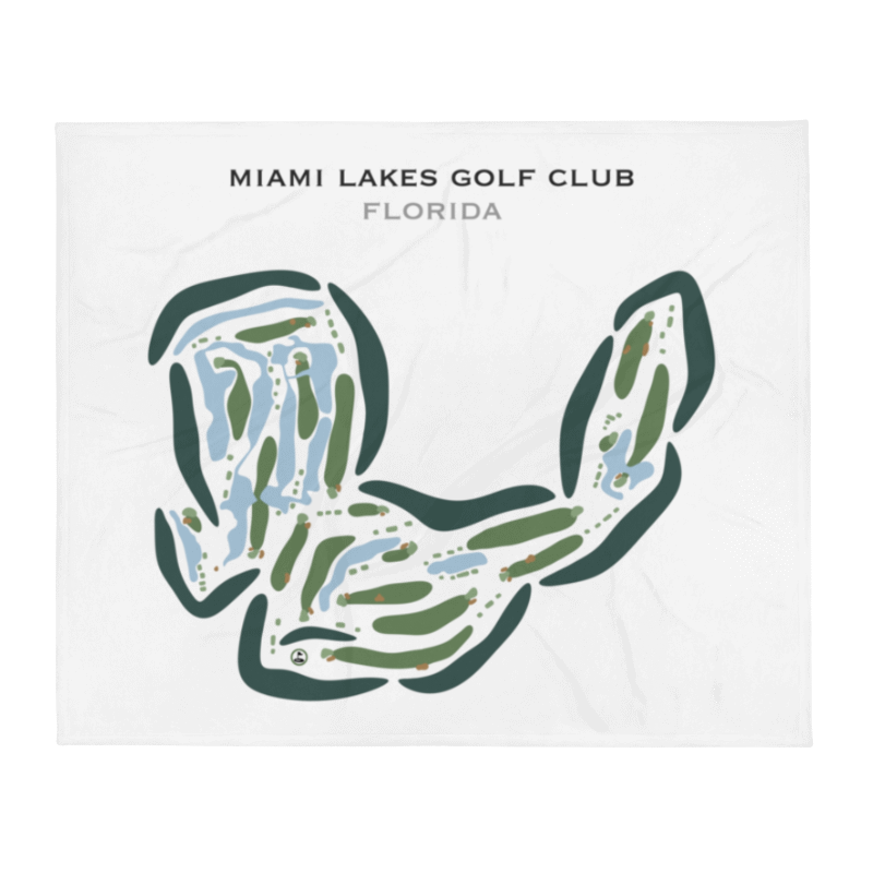 Miami Lakes Golf Club, Florida - Printed Golf Courses