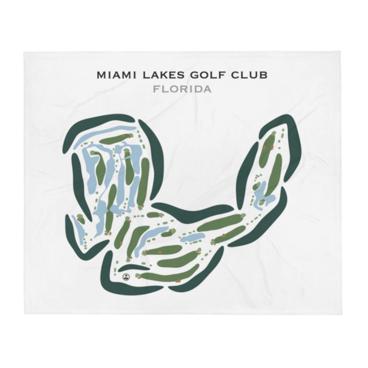 Miami Lakes Golf Club, Florida - Printed Golf Courses