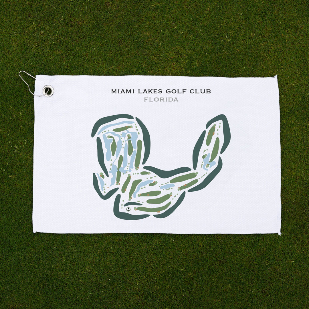 Miami Lakes Golf Club, Florida - Printed Golf Courses