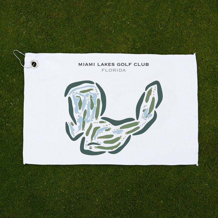 Miami Lakes Golf Club, Florida - Printed Golf Courses