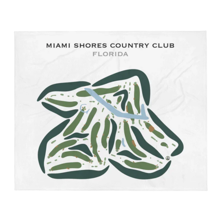 Miami Shores Country Club, Florida - Printed Golf Courses