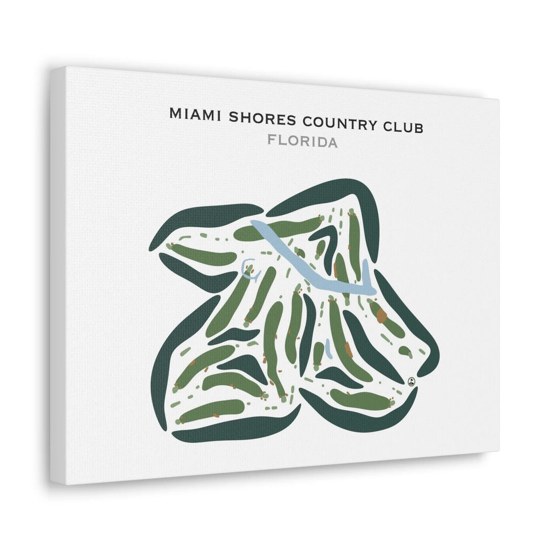 Miami Shores Country Club, Florida - Printed Golf Courses