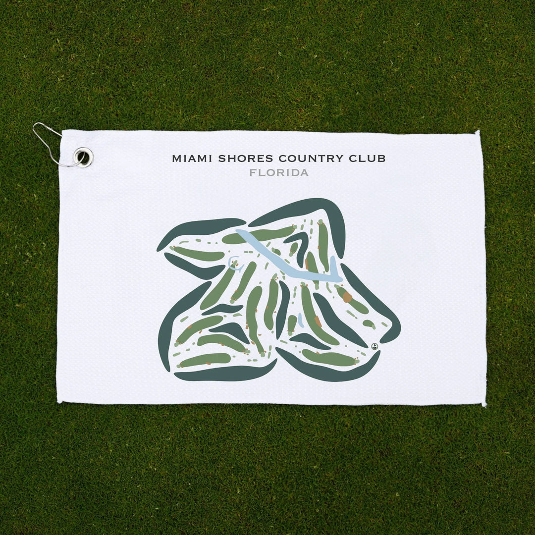 Miami Shores Country Club, Florida - Printed Golf Courses