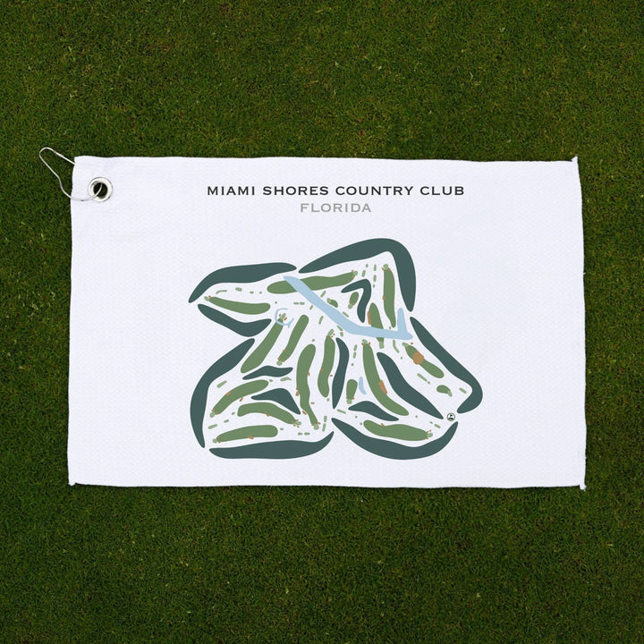 Miami Shores Country Club, Florida - Printed Golf Courses