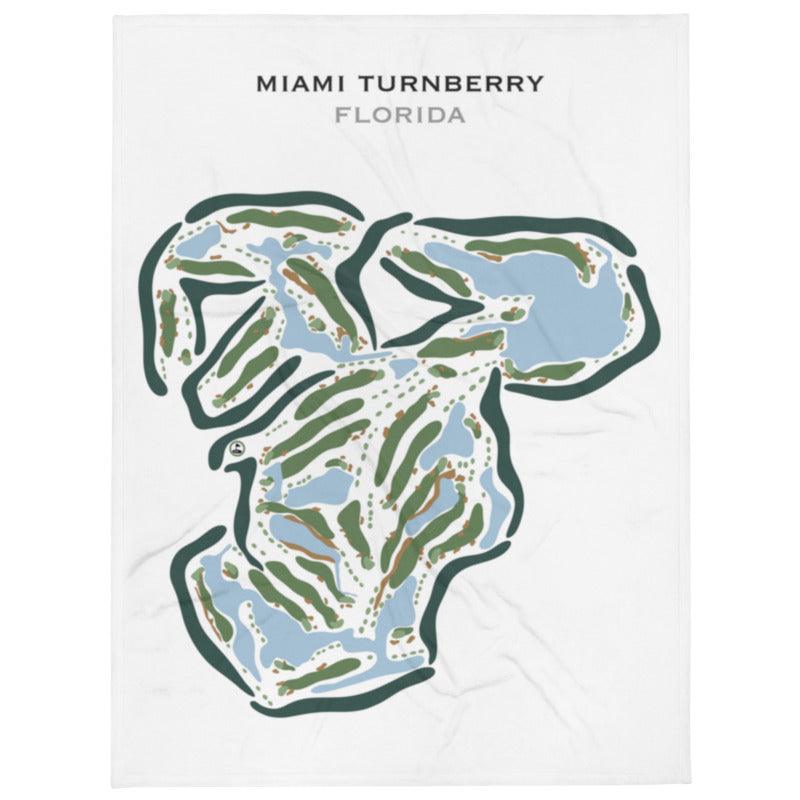 Miami Turnberry , Florida - Printed Golf Courses - Golf Course Prints