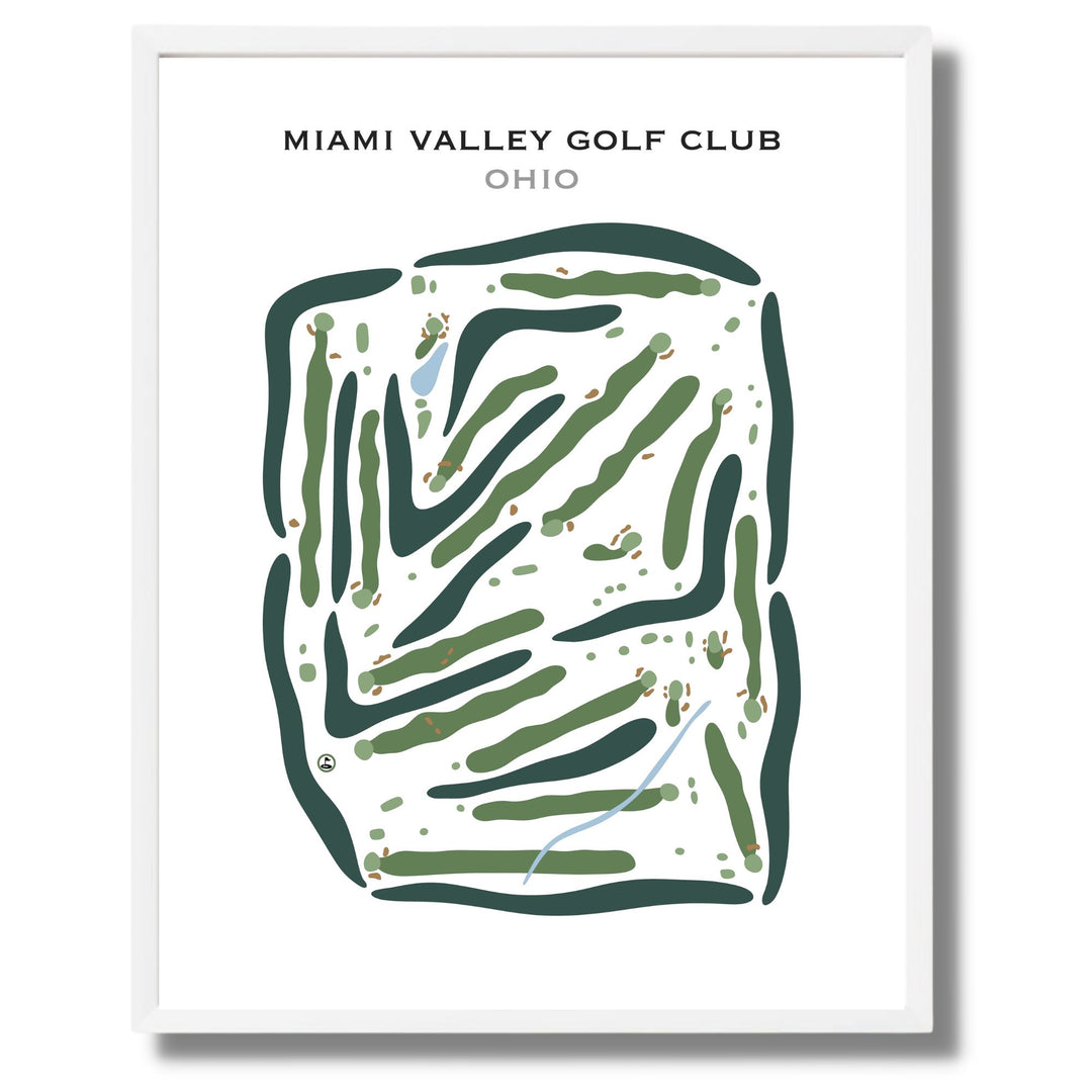 Miami Valley Golf Club, Colorado - Printed Golf Courses