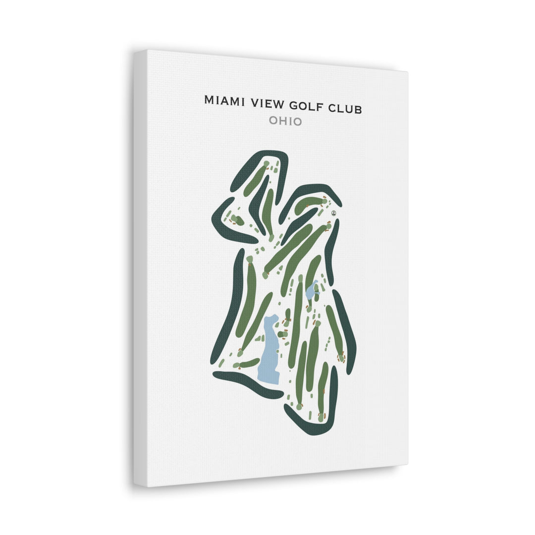 Miami View Golf Club, Ohio - Printed Golf Courses