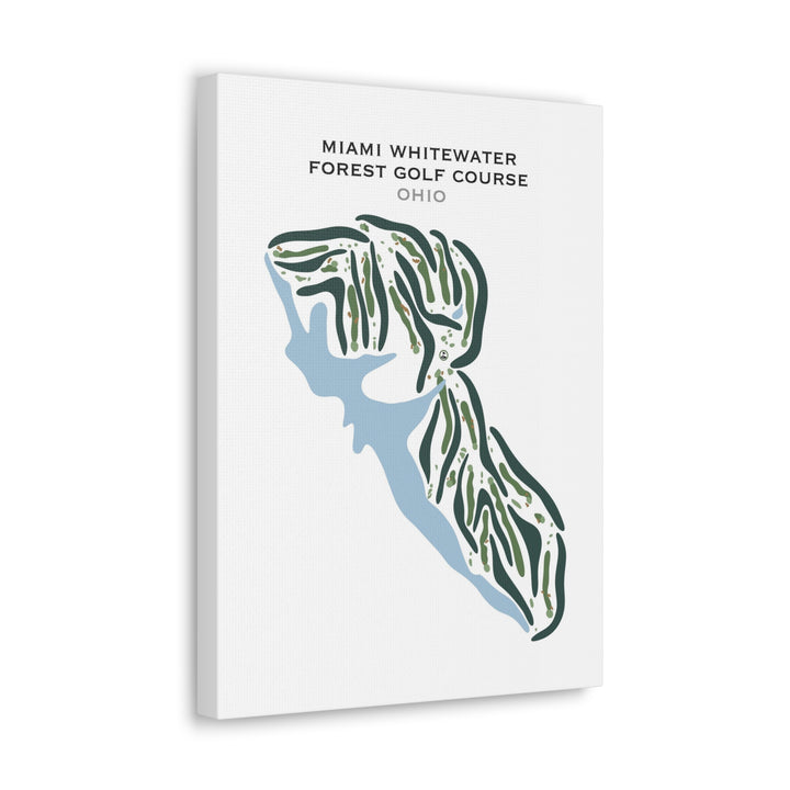 Miami Whitewater Forest Golf Course, Ohio - Printed Golf Courses