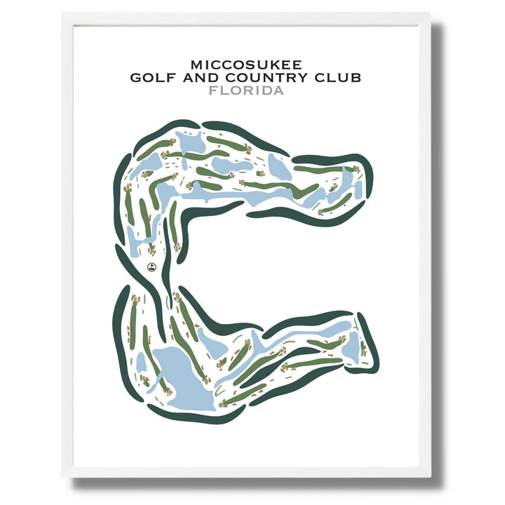 Miccosukee Golf & Country Club, Florida - Printed Golf Courses