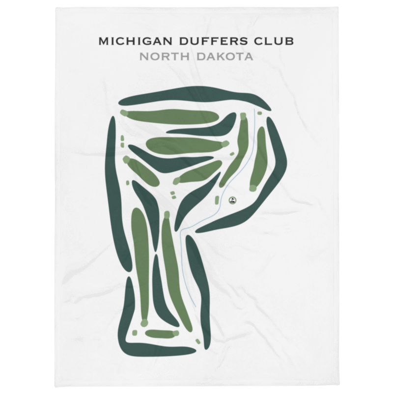 Michigan Duffers Club, North Dakota - Printed Golf Courses