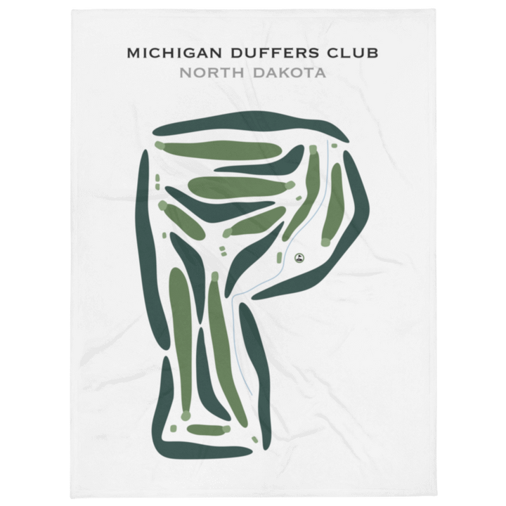 Michigan Duffers Club, North Dakota - Printed Golf Courses