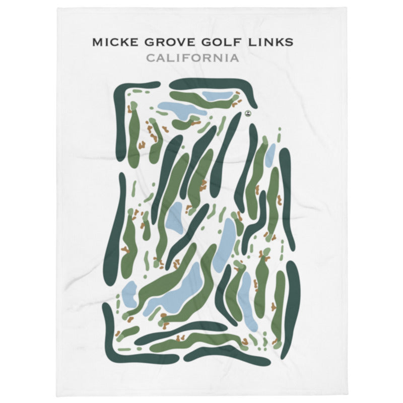 Micke Grove Golf Links, California - Printed Golf Course