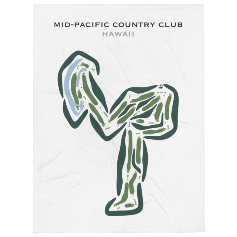 Mid-Pacific Country Club, Hawaii - Printed Golf Courses