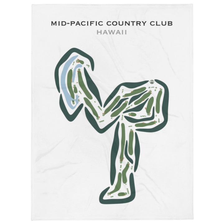 Mid-Pacific Country Club, Hawaii - Printed Golf Courses