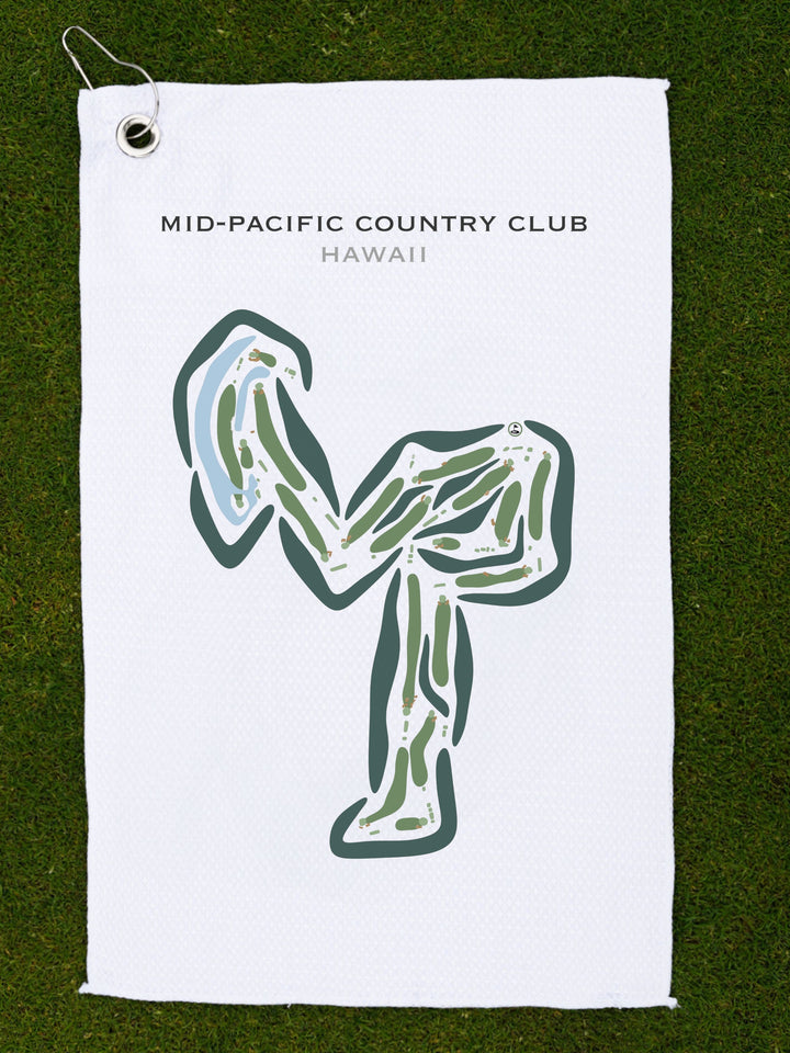 Mid-Pacific Country Club, Hawaii - Printed Golf Courses