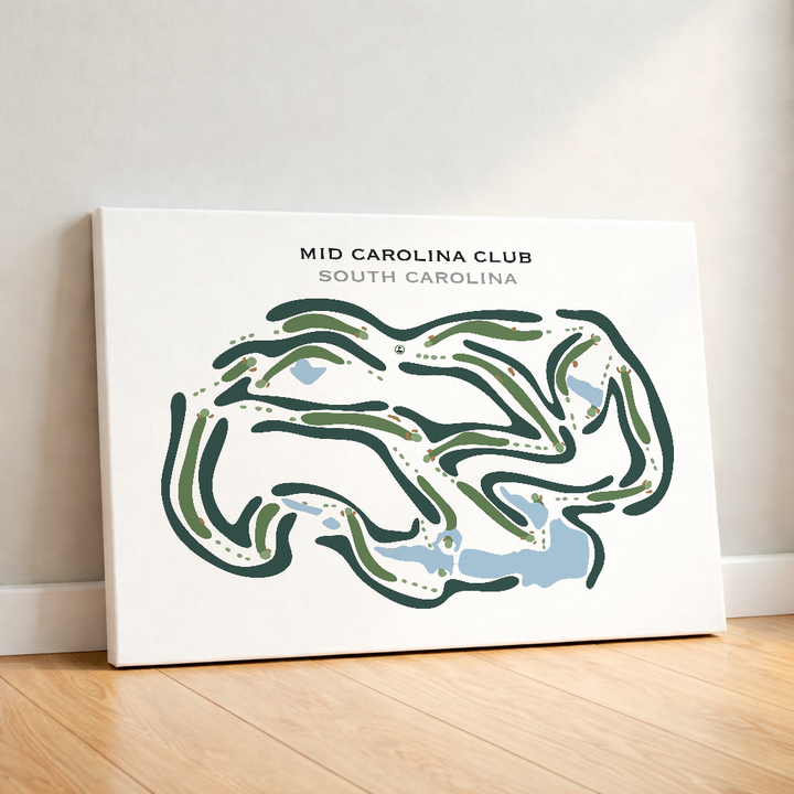 Mid Carolina Club, South Carolina - Printed Golf Courses