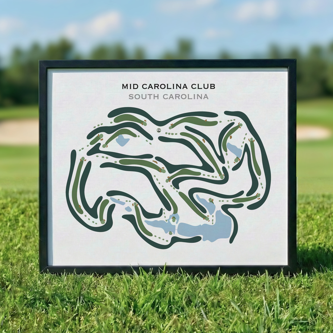 Mid Carolina Club, South Carolina - Printed Golf Courses