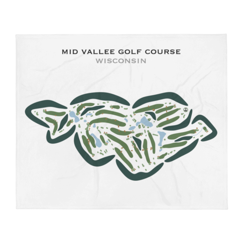 Mid Vallee Golf Course, Wisconsin - Printed Golf Courses