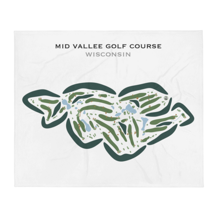 Mid Vallee Golf Course, Wisconsin - Printed Golf Courses