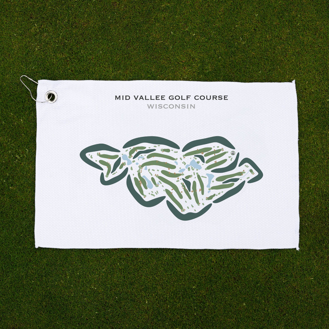 Mid Vallee Golf Course, Wisconsin - Printed Golf Courses