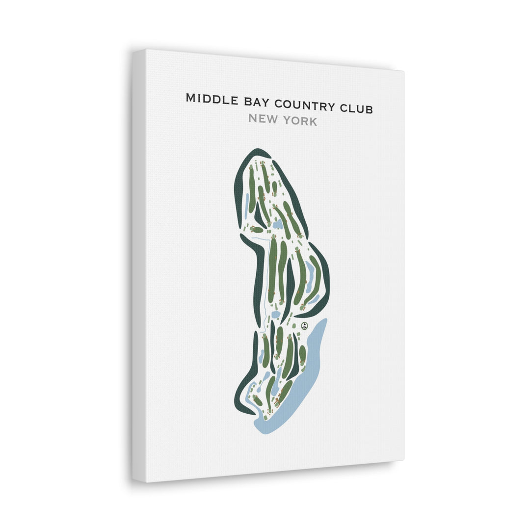 Middle Bay Country Club, New York - Printed Golf Courses