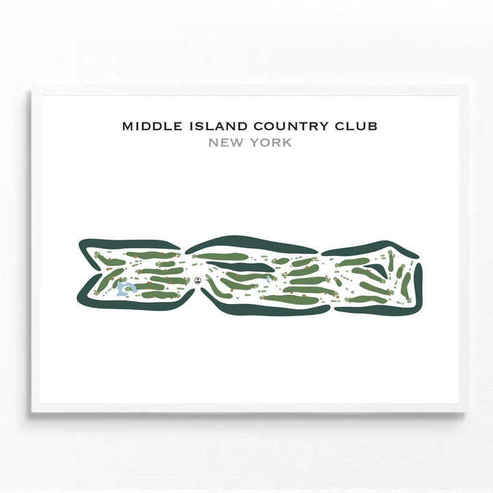 Middle Island Country Club, New York - Printed Golf Courses