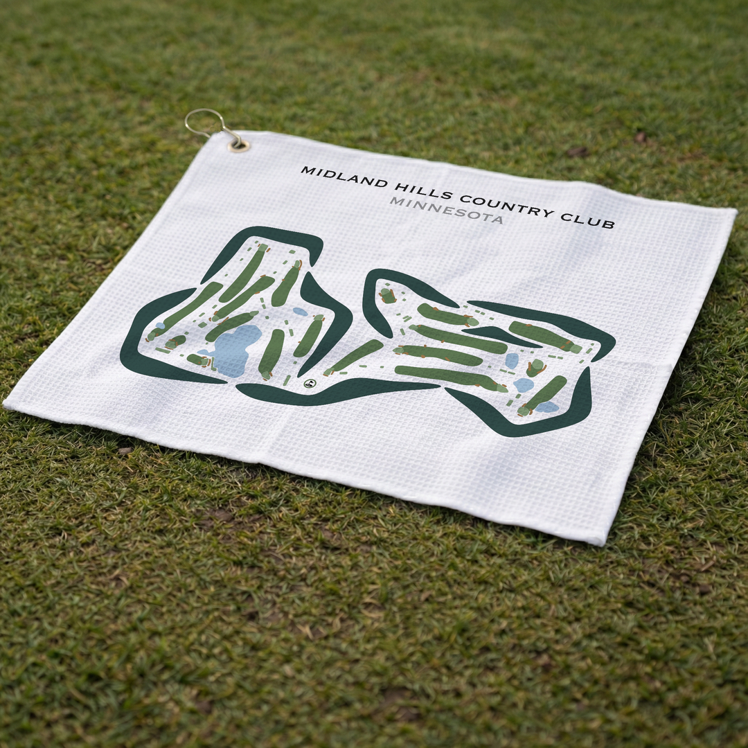 Midland Hills Country Club, Minnesota - Printed Golf Courses