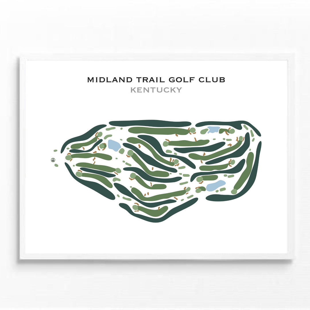 Midland Trail Golf Club, Kentucky - Printed Golf Course